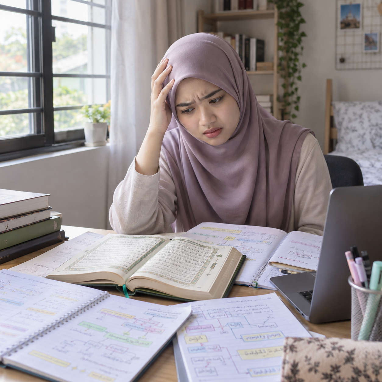 Susah ingat hukum tajwid